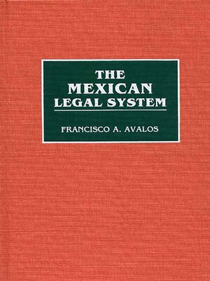cover image of The Mexican Legal System